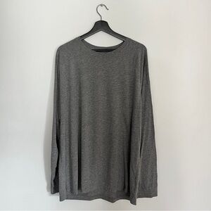 Alo Yoga Triumph Long Sleeve Tee- Grey - XL